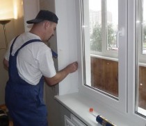 Монтаж пластикового окна в Туле