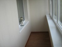 Внутренняя отделка балкона панелями, дизайн